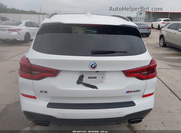 5UXTY9C00L9D30552 2020 BMW X3 White 