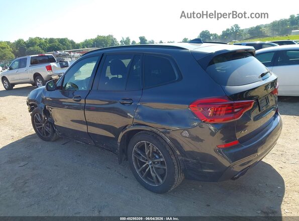 5UXTY9C04L9C16229 2020 BMW X3 Black Rear left