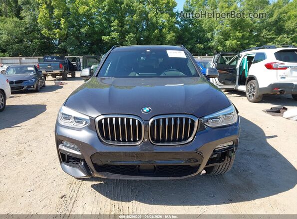 5UXTY9C04L9C16229 2020 BMW X3 Black Instrument cluster view