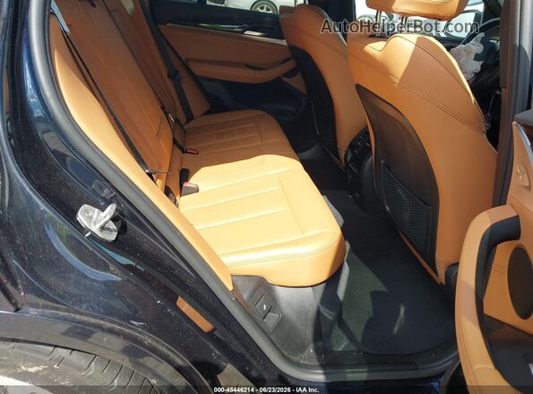 5UXTY9C04M9F40086 2021 BMW X3 Black Widok naklejki z numerem VIN
