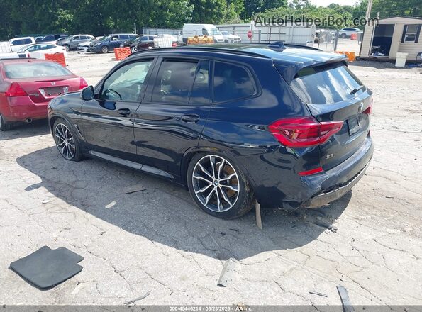 5UXTY9C04M9F40086 2021 BMW X3 Black Tył lewy