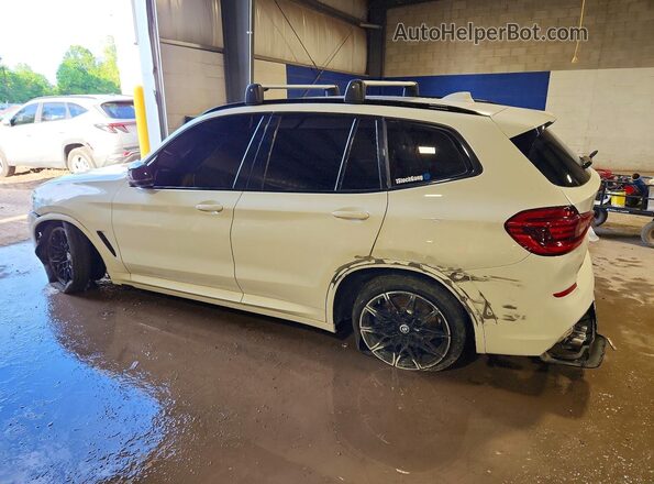 5UXTY9C05M9F18534 2021 BMW X3 White Rear left