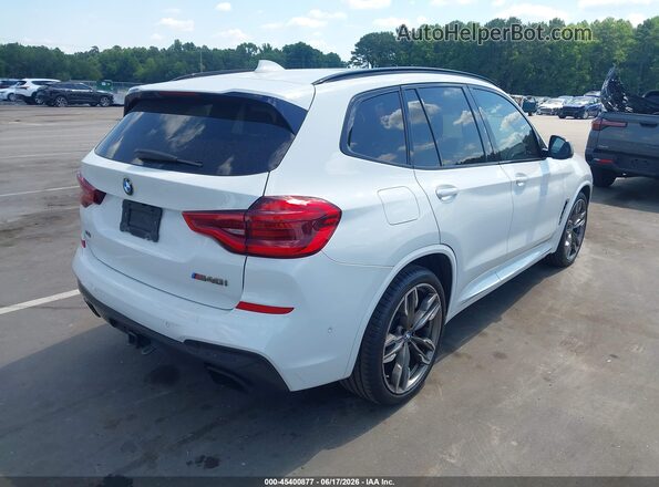 5UXTY9C07L9C03801 2020 BMW X3 White Հետևի աջ