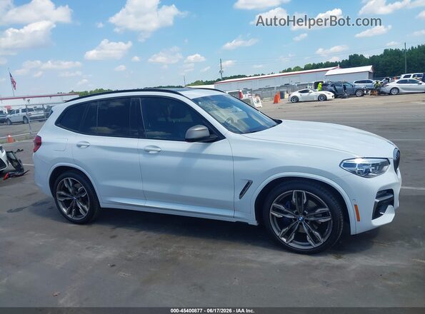 5UXTY9C07L9C03801 2020 BMW X3 White Սալոնի հետևի տեսք