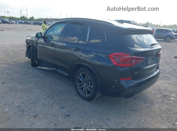 5UXTY9C08M9D81749 2021 BMW X3 Black Tył lewy