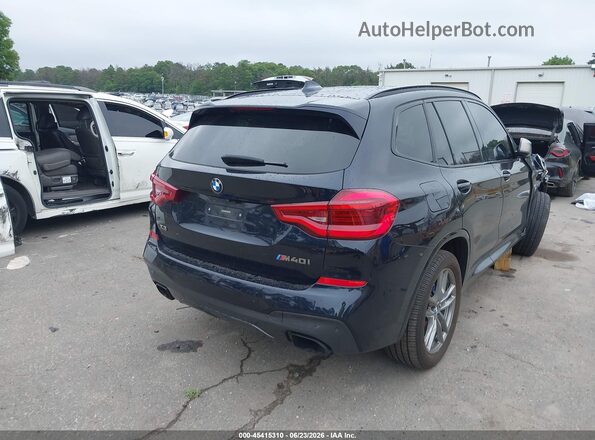5UXTY9C0XLLE60096 2020 BMW X3 Black Հետևի աջ