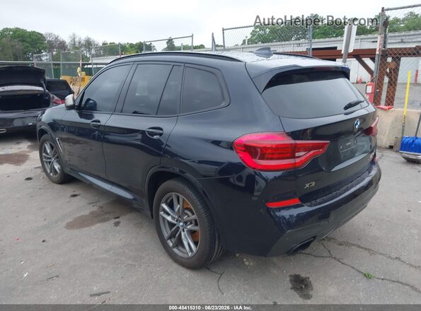 5UXTY9C0XLLE60096 2020 BMW X3 Black Հետևի ձախ