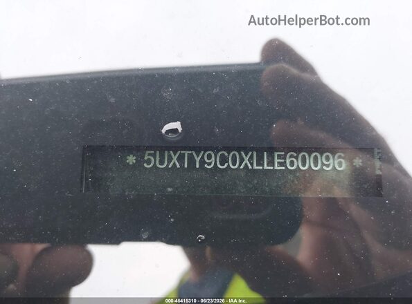 5UXTY9C0XLLE60096 2020 BMW X3 Black 