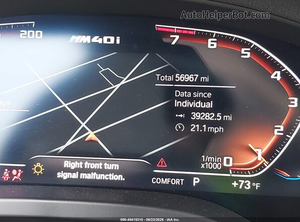 5UXTY9C0XLLE60096 2020 BMW X3 Black 