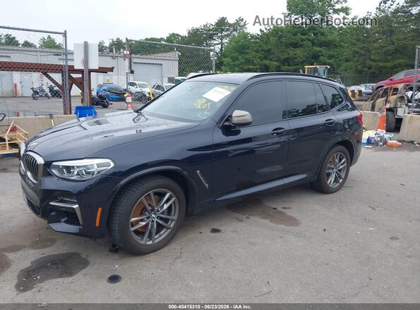 5UXTY9C0XLLE60096 2020 BMW X3 Black Սալոնի 360 աստիճան տեսք
