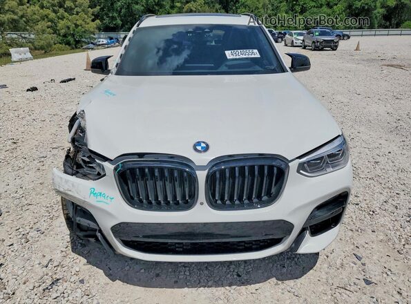 5UXTY9C0XLLE60289 2020 BMW X3 White Դիմացի տեսք