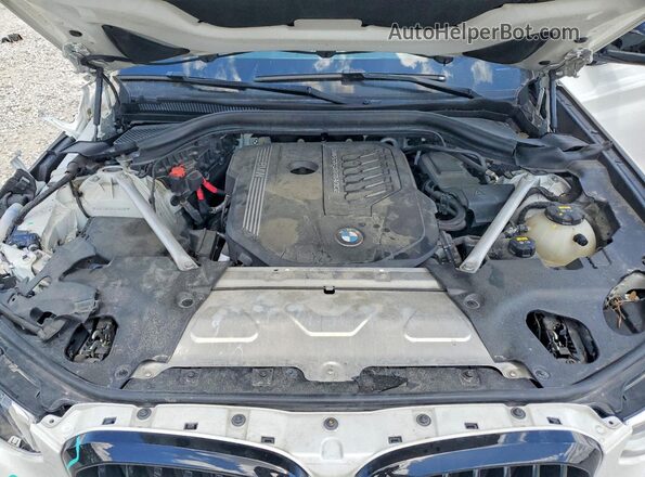 5UXTY9C0XLLE60289 2020 BMW X3 White Շարժիչի բաժամունքի տեսք