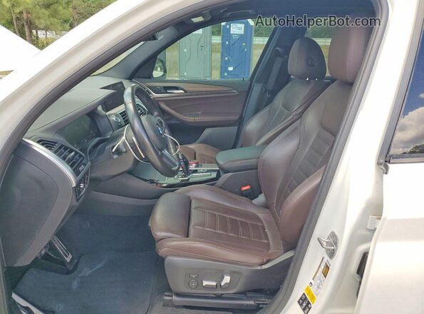 5UXTY9C0XLLE60289 2020 BMW X3 White Սալոնի դիմացի տեսք