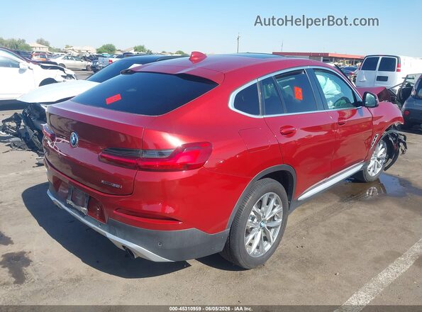 5UXUJ3C50KLG51901 2019 BMW X4 Red Rear right