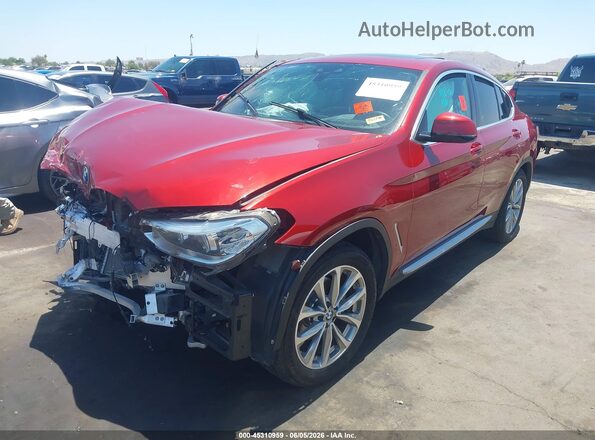 5UXUJ3C50KLG51901 2019 BMW X4 Red Front left