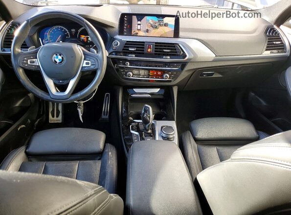 5UXUJ3C50KLG54524 2019 BMW X4 Gray Вид панелі приладів