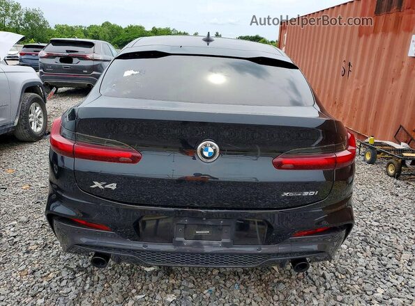 5UXUJ3C54KLG55255 2019 BMW X4 Black Rear view