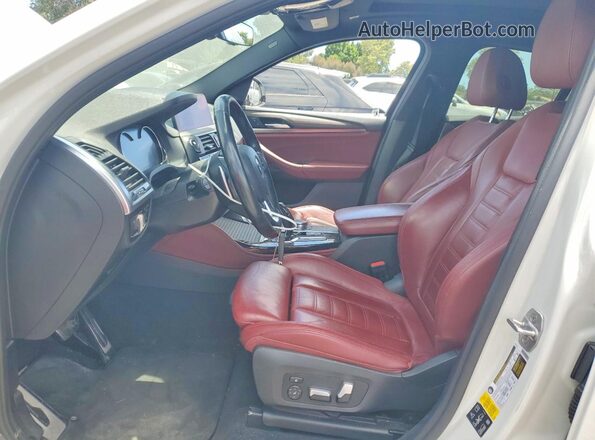 5UXUJ3C58KLG55937 2019 BMW X4 White Vista interior delantera