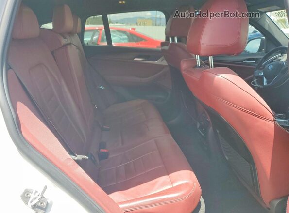 5UXUJ3C58KLG55937 2019 BMW X4 White Vista interior trasera