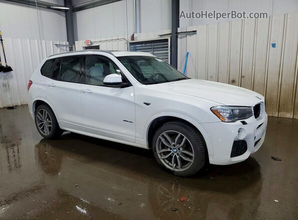 5UXWX7C3XH0U44176 2017 BMW X3 White Front right