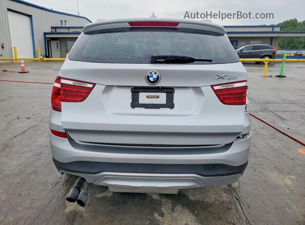 5UXWX7C50G0S15358 2016 BMW X3 Silver Rear view