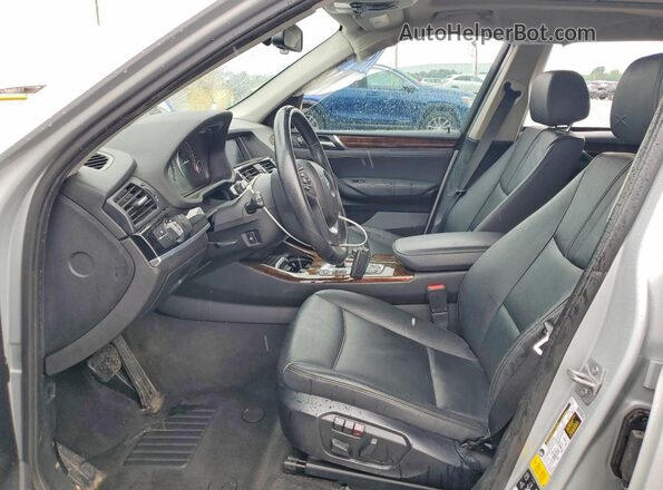 5UXWX7C50G0S15358 2016 BMW X3 Silver Front interior view