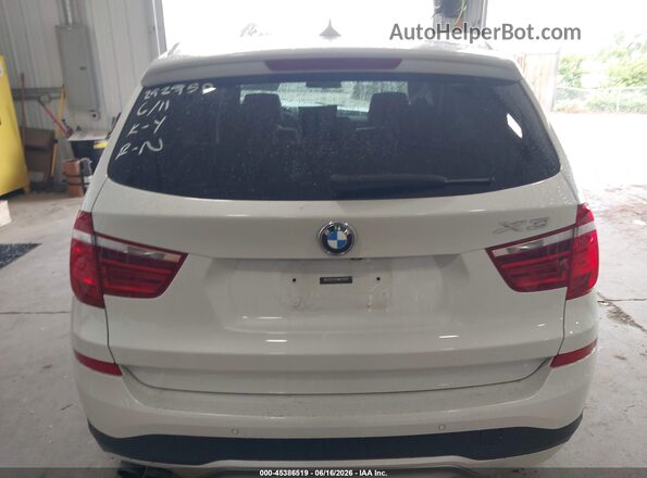 5UXWX7C51G0R16801 2016 BMW X3 White 