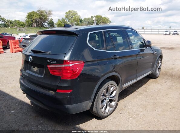 5UXWX7C52G0S17631 2016 BMW X3 Black Tył prawy