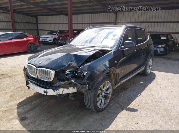 5UXWX7C52G0S17631 2016 BMW X3 Black Przód lewy