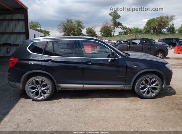 5UXWX7C52G0S17631 2016 BMW X3 Black Widok wnętrza 360 stopni