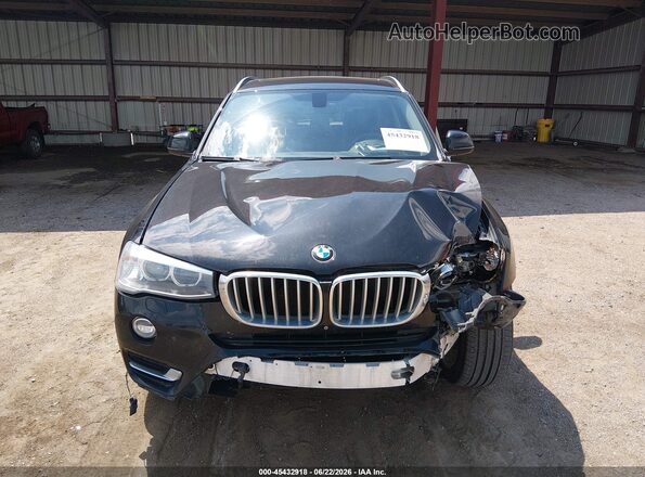 5UXWX7C52G0S17631 2016 BMW X3 Black Widok wnętrza z tyłu