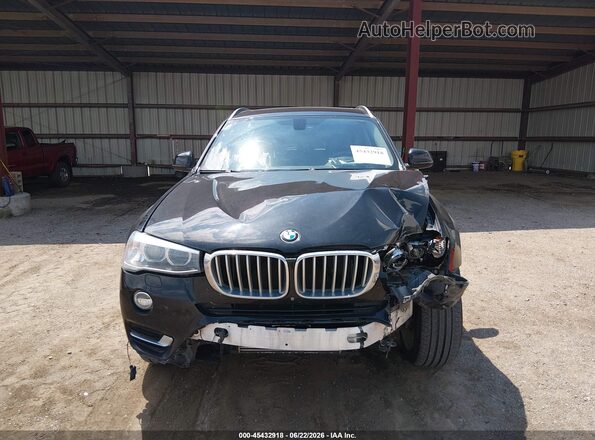 5UXWX7C52G0S17631 2016 BMW X3 Black Widok z przodu