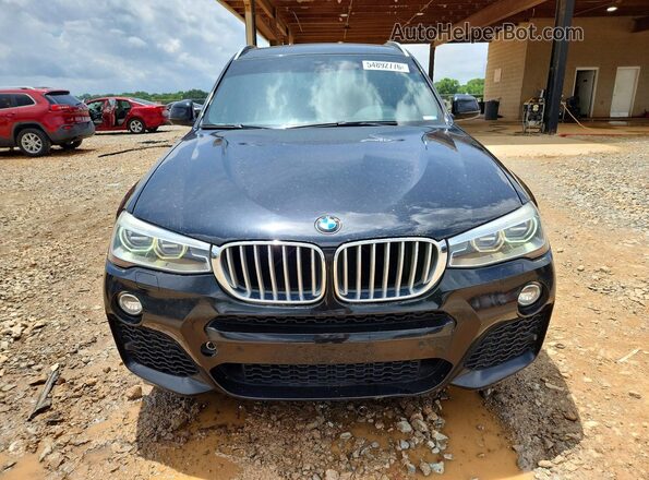 5UXWX7C54G0R17862 2016 BMW X3 Black Front view