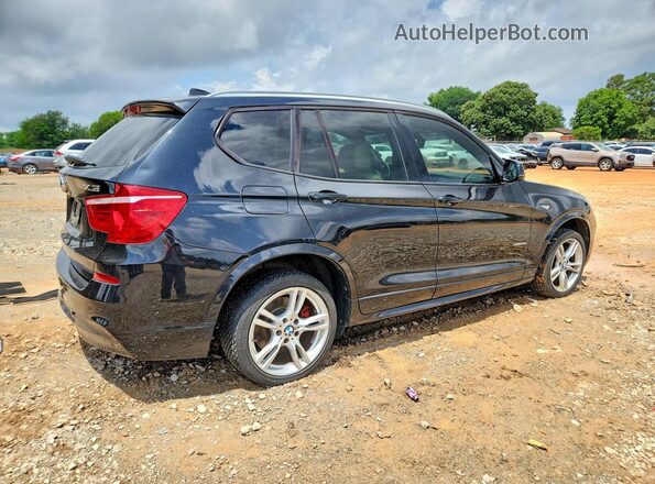 5UXWX7C54G0R17862 2016 BMW X3 Black Rear right