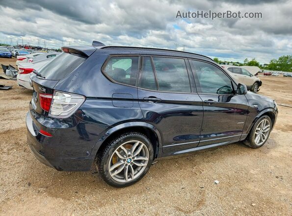 5UXWX7C54H0S18216 2017 BMW X3 Black Trasero derecho