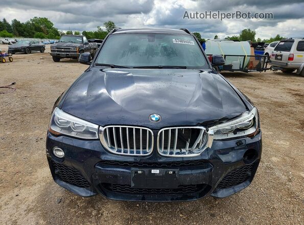 5UXWX7C54H0S18216 2017 BMW X3 Black Vista frontal