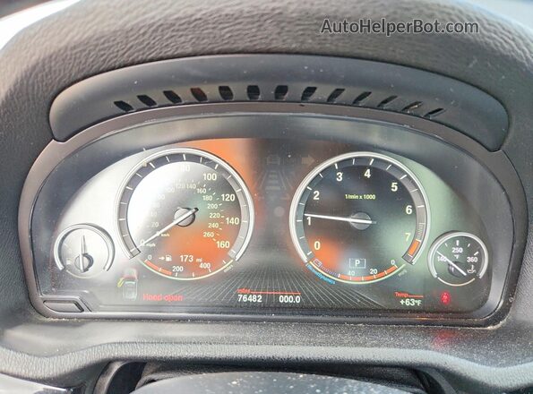 5UXWX7C54H0S18216 2017 BMW X3 Black Vista del cuadro de instrumentos