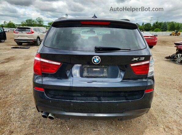 5UXWX7C54H0S18216 2017 BMW X3 Black Vista trasera