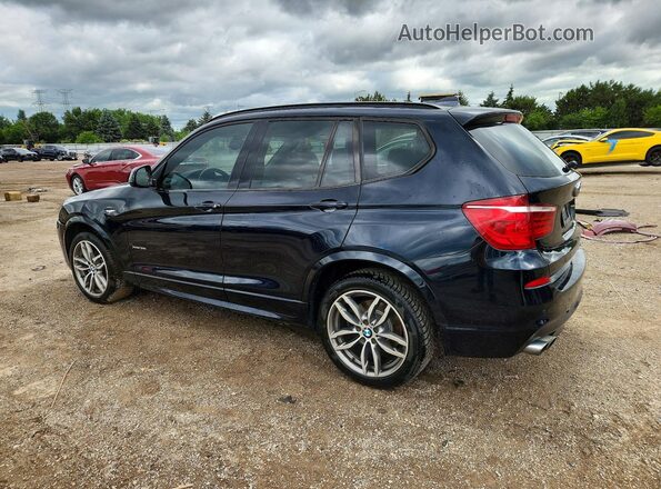 5UXWX7C54H0S18216 2017 BMW X3 Black Trasero izquierdo