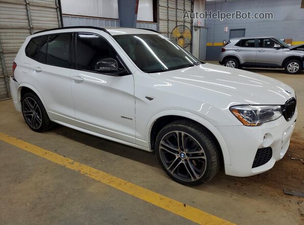 5UXWX7C55H0S18175 2017 BMW X3 White Delantero derecho