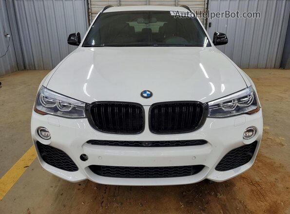 5UXWX7C55H0S18175 2017 BMW X3 White Vista frontal