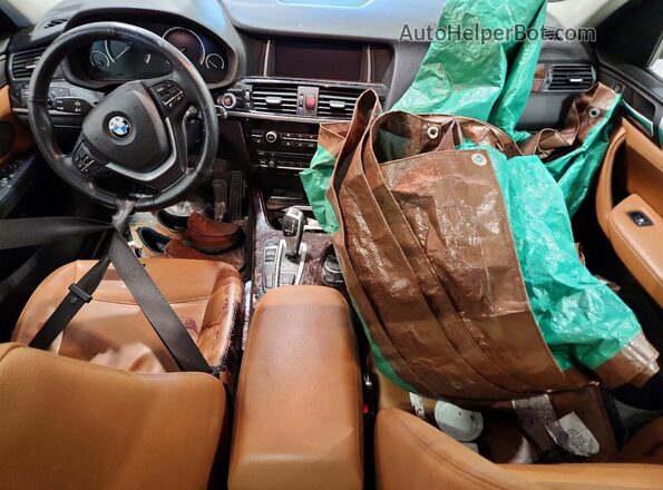 5UXWX7C59G0S17917 2016 BMW X3 Black Widok deski rozdzielczej