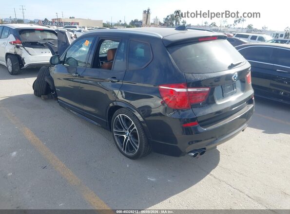5UXWX7C5XH0U42316 2017 BMW X3 Black უკანა მარცხენა