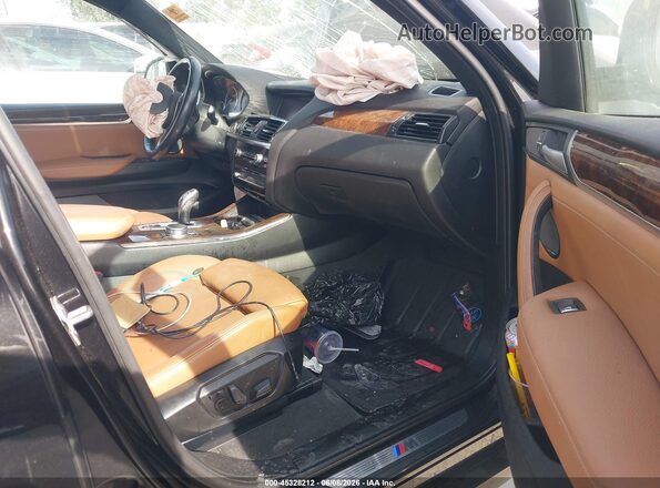 5UXWX7C5XH0U42316 2017 BMW X3 Black წინა სალონის ხედი