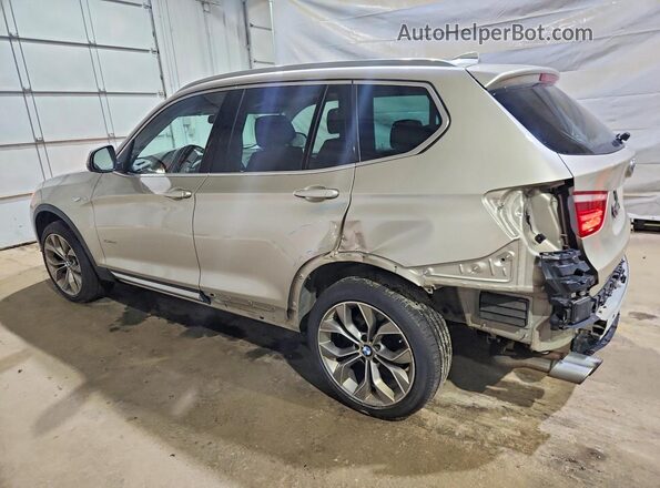 5UXWX9C30H0T19005 2017 BMW X3 Silver Rear left