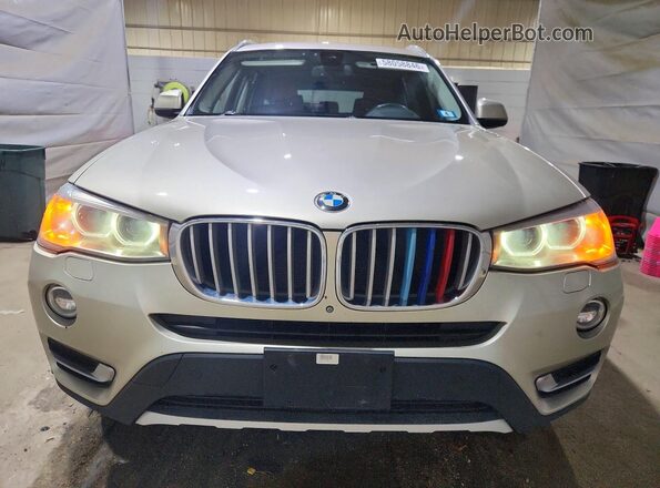 5UXWX9C30H0T19005 2017 BMW X3 Silver Front view