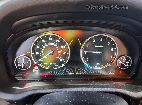 5UXWX9C30H0T19005 2017 BMW X3 Silver Instrument cluster view