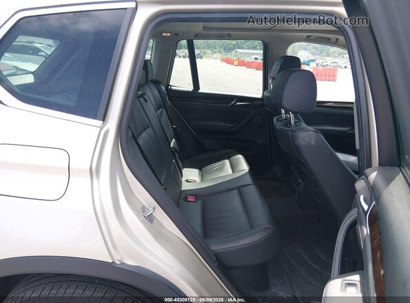 5UXWX9C30H0T21529 2017 BMW X3 Gold Вид наклейки з VIN-кодом
