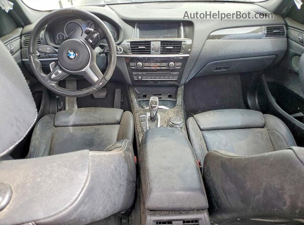 5UXWX9C30H0W75423 2017 BMW X3 White Vista del salpicadero