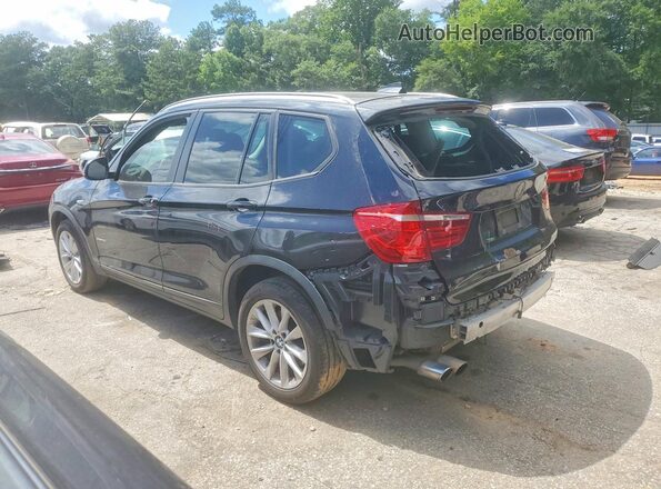 5UXWX9C31H0T20146 2017 BMW X3 Black Հետևի ձախ